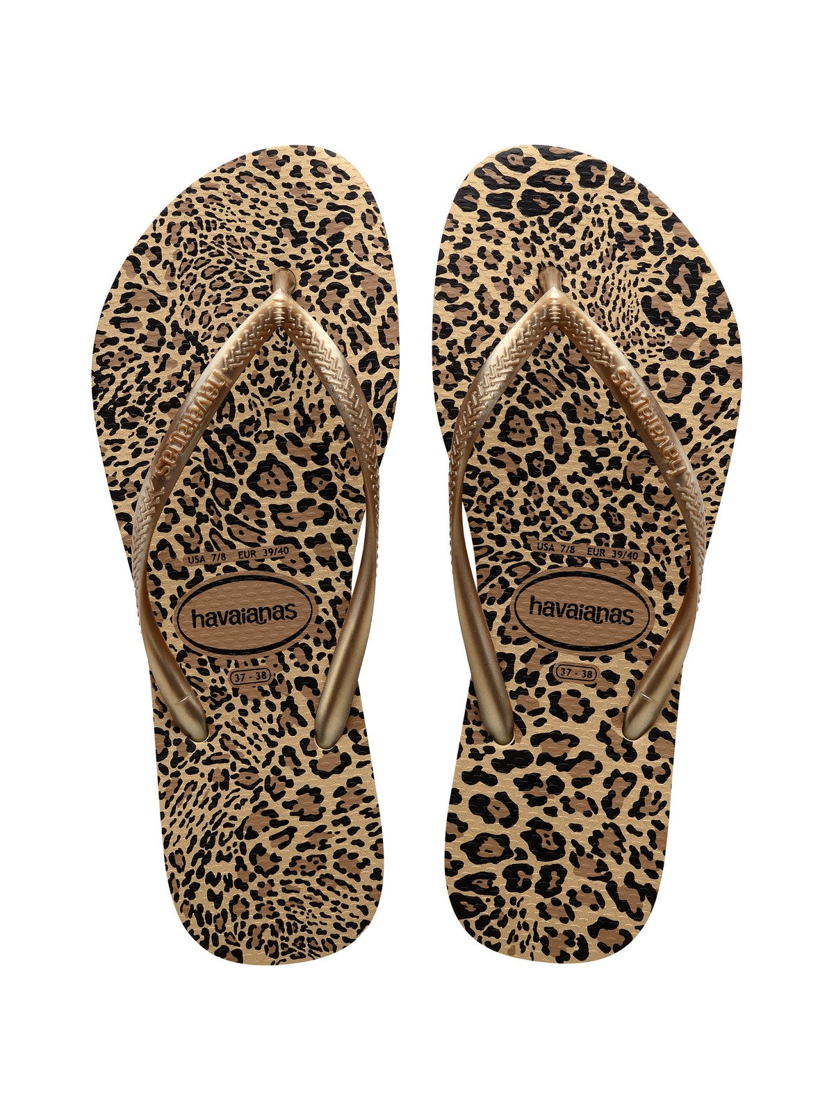 HAVAIANAS Tongs femmes Hav. Slim animals 4103352.9877 Beige