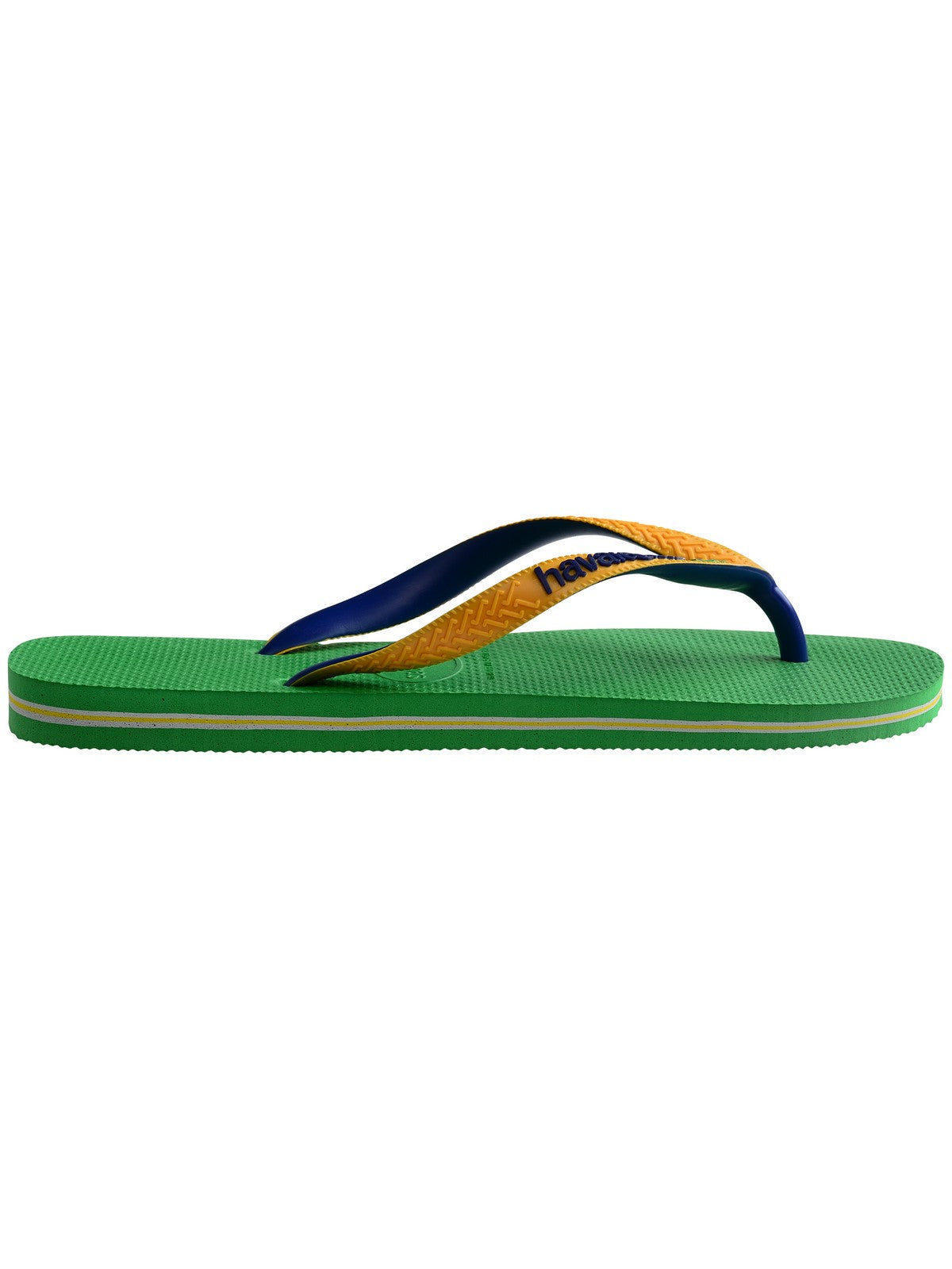 Tongs unisexes adultes HAVAIANAS Hav. Brasil mix 4123206.1985 Vert