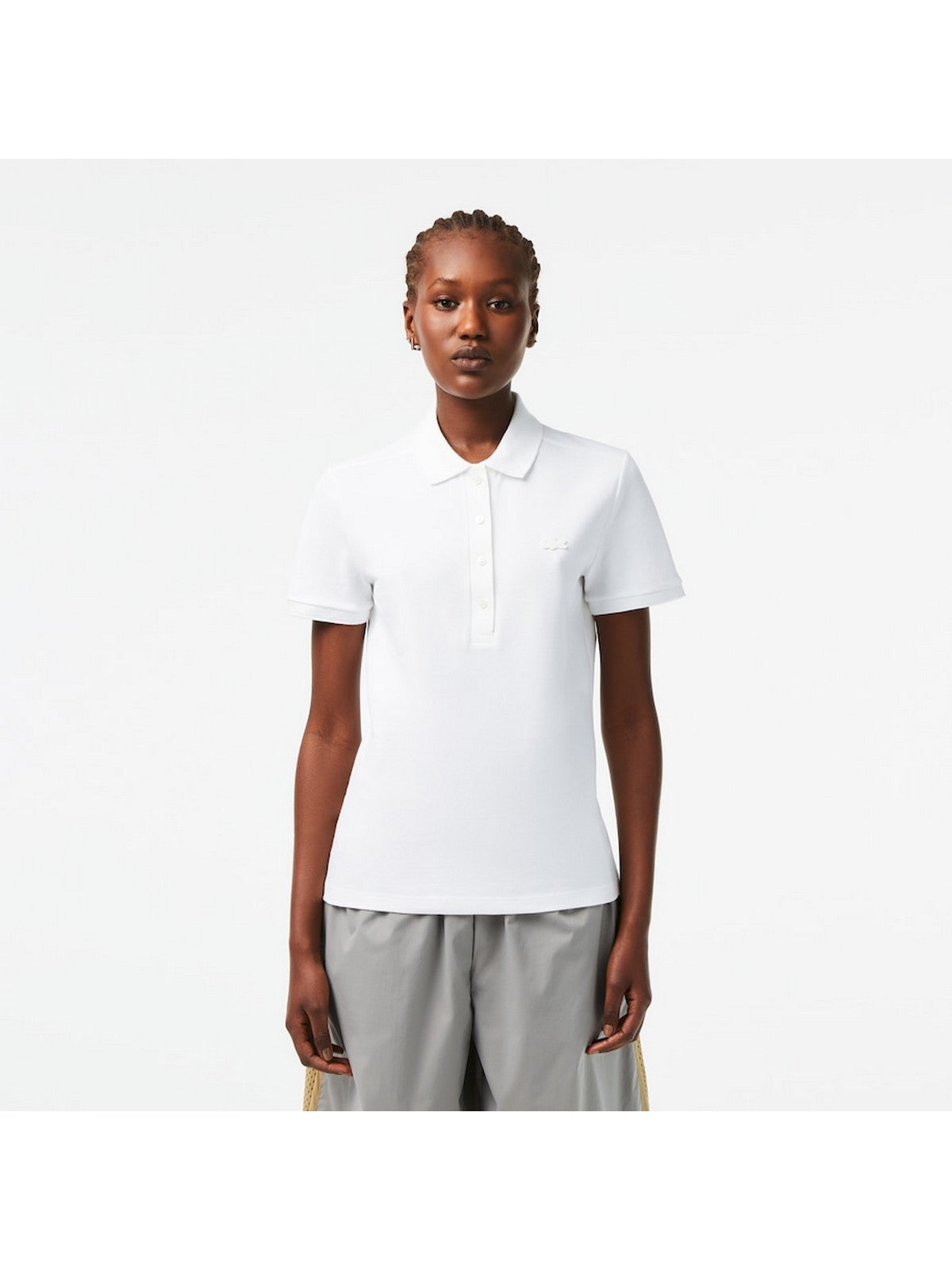 LACOSTE T-shirt et polo pour femmes PF5462 001 Blanc