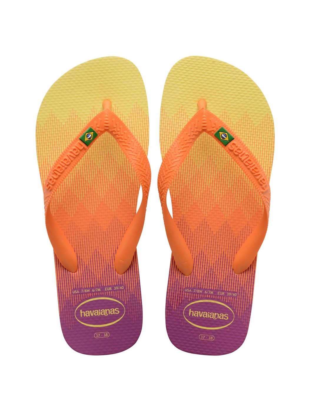 Tongs HAVAIANAS Femmes 4145745.7598 Jaune