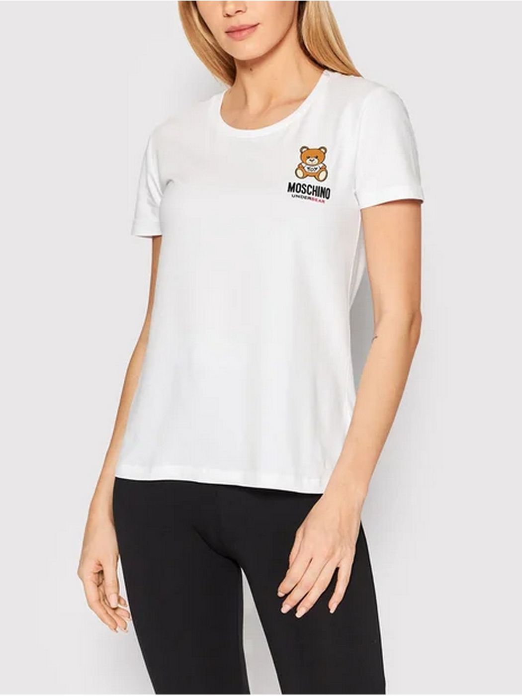 MOSCHINO UNDERWEAR T-shirt et polo pour femmes ZUA1912 9003 0001 Blanc