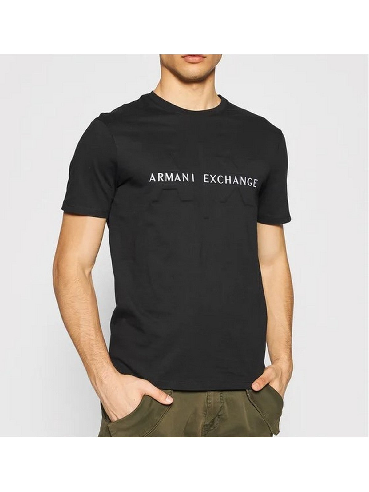 ARMANI EXCHANGE T-Shirt et Polo Hommes 6KZTBQ ZJV5Z 1200 Noir
