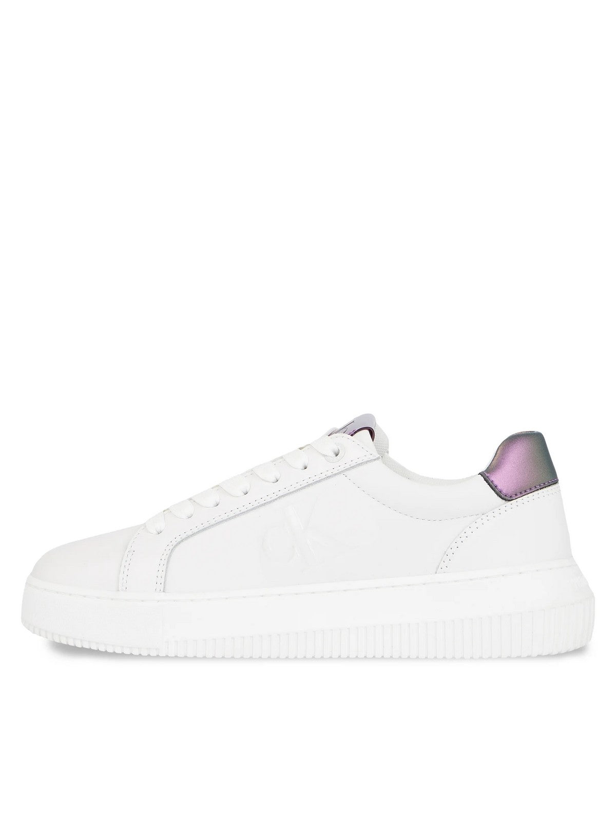 CALVIN KLEIN Baskets Femme YW0YW01202 01W Blanc