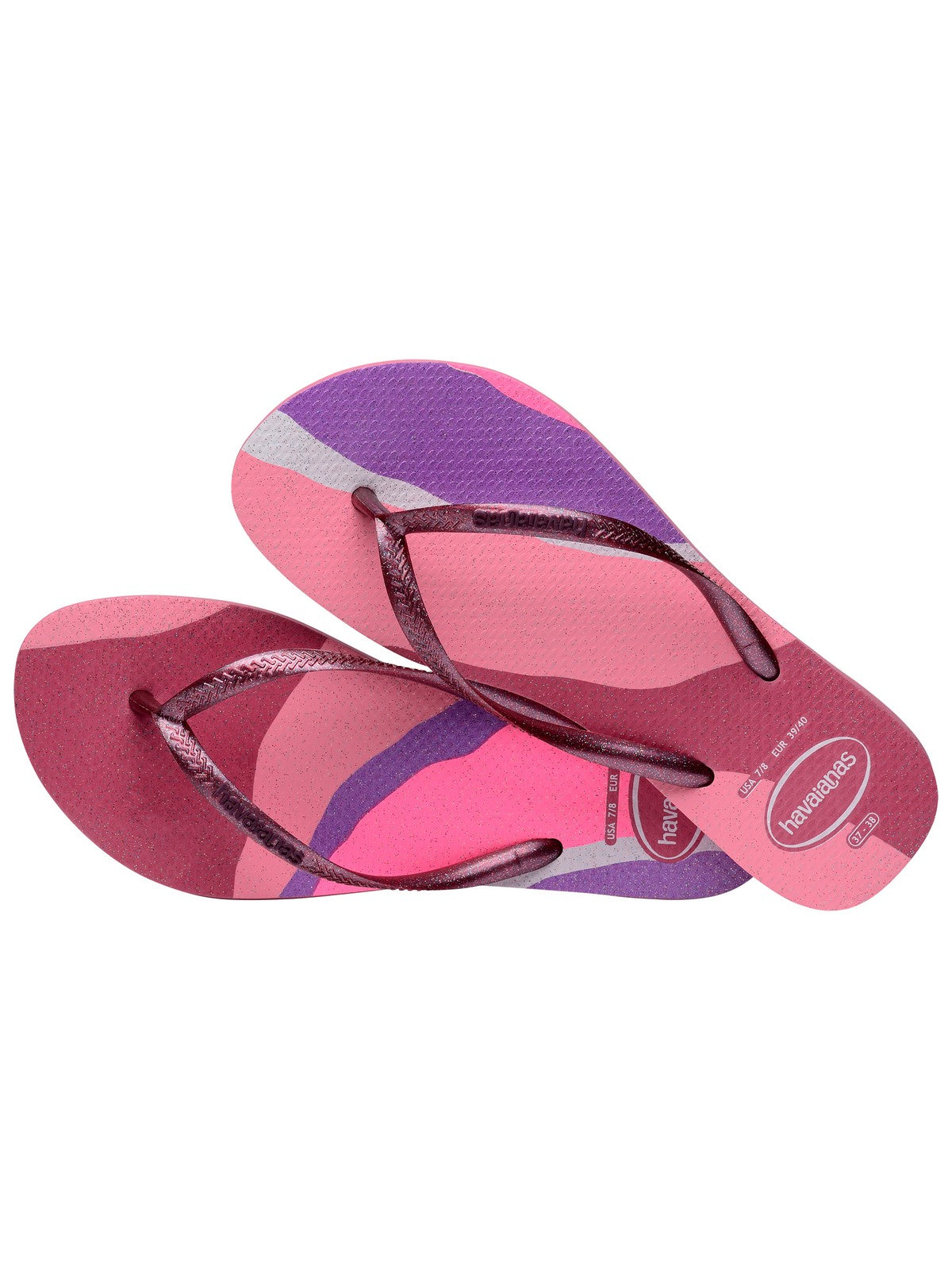 HAVAIANAS Tongs femmes Hav. Slim palette glow 4145766.1750 Rose