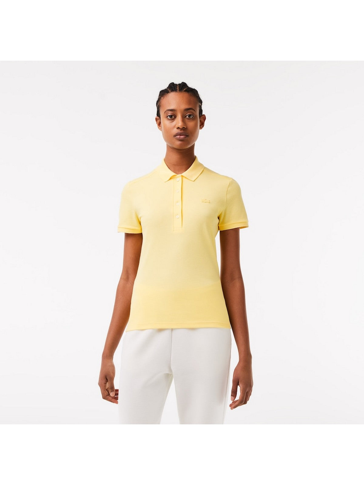 LACOSTE T-Shirt et Polo Femme PF5462 107 Jaune