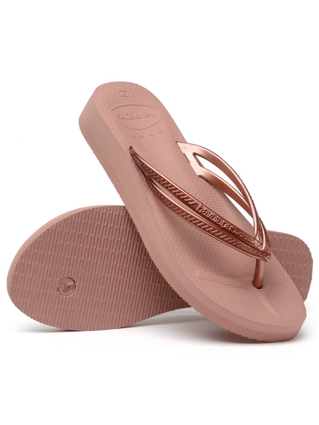 HAVAIANAS Tongs Hav. compensées pour femmes 4146317.3544 Rose