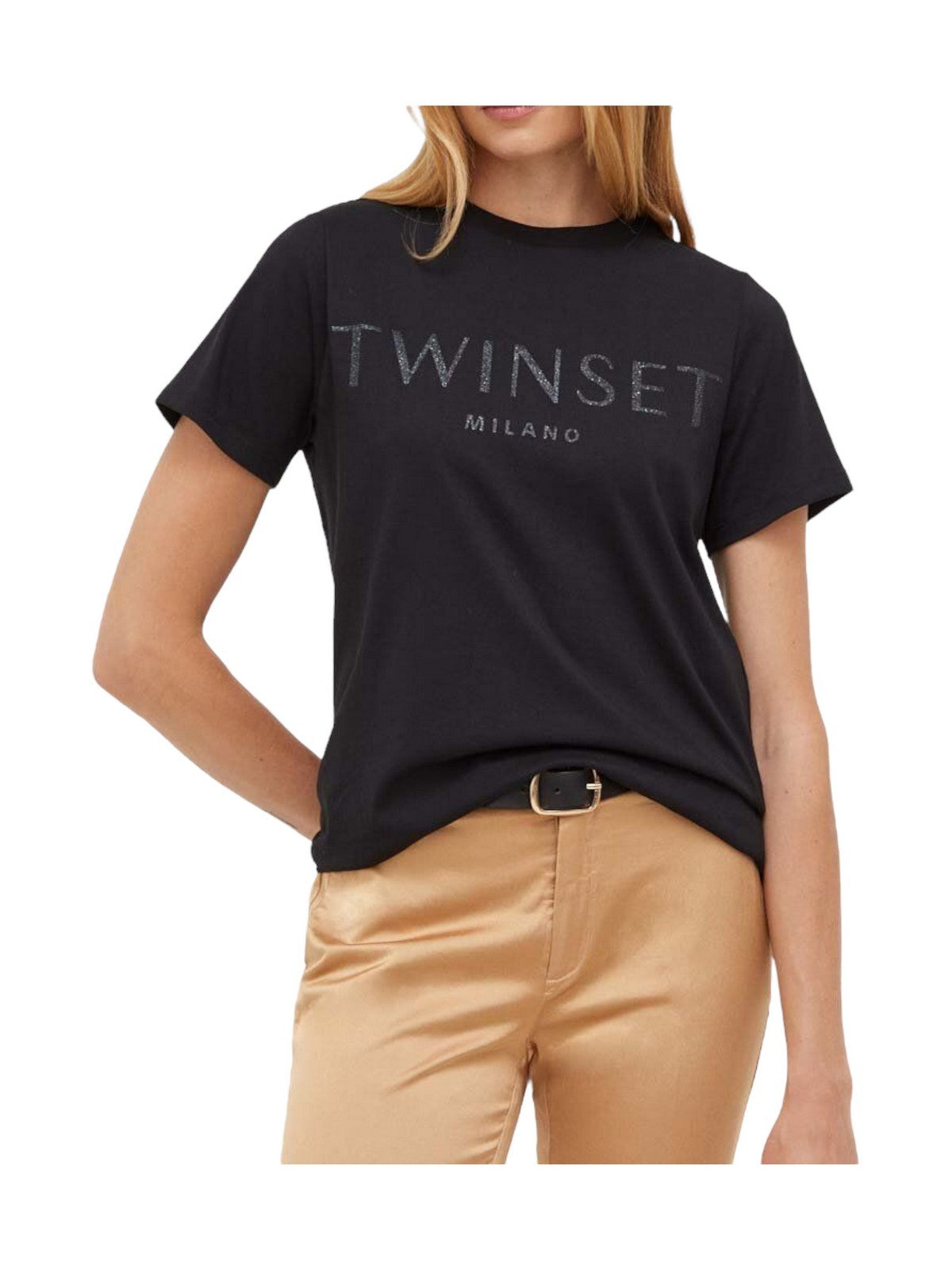 TWINSET T-Shirt et polo pour femmes 232TP258A 00006 Noir