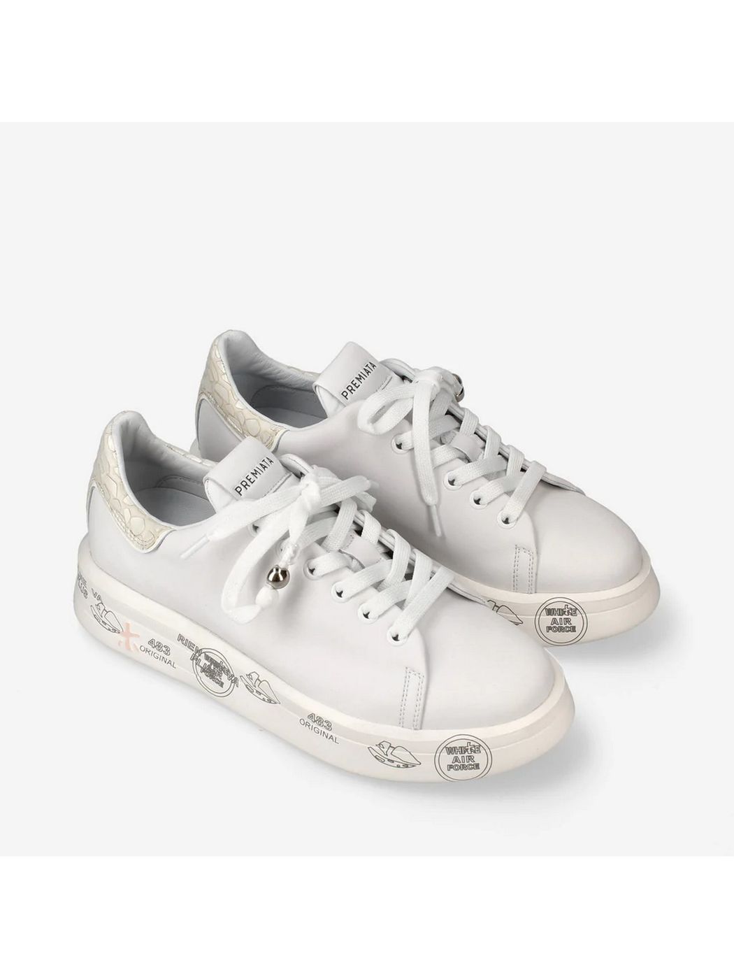 PREMIATA Femmes Sneaker BELLE VAR 5990 Blanc