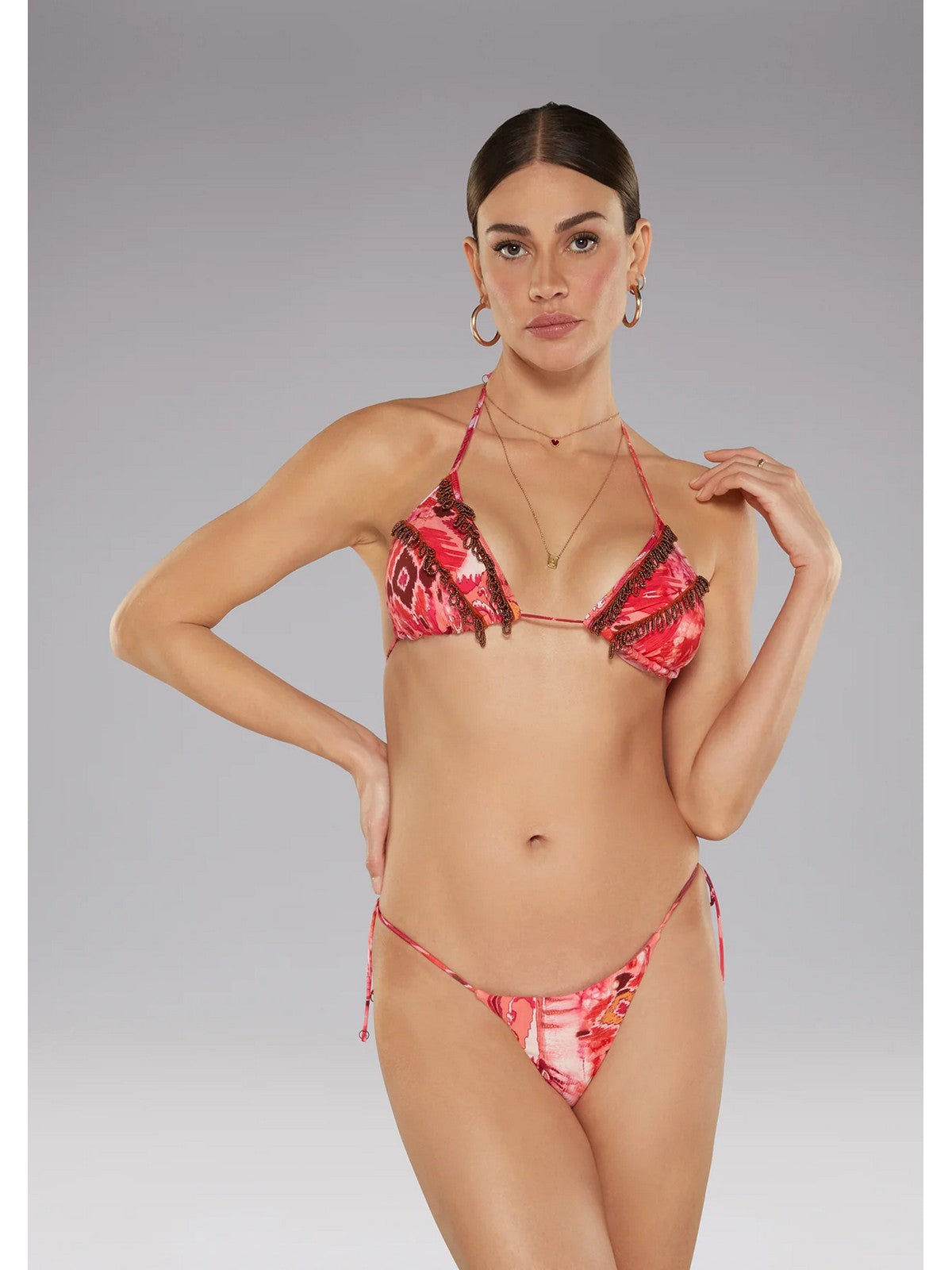 F**K Maillot de bain bikini pour femme FK23-0230X1 Rose