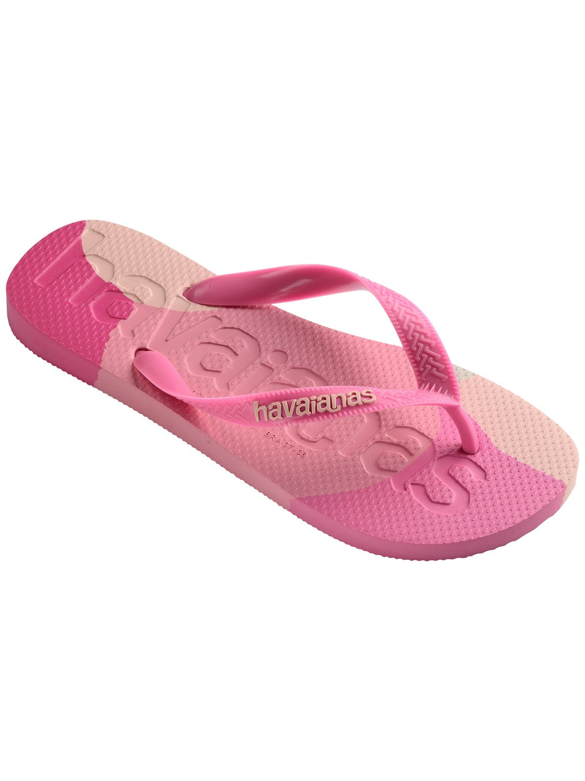 HAVAIANAS Tongs femmes Hav. Top logomania couleurs II 4147526.0129 Rose