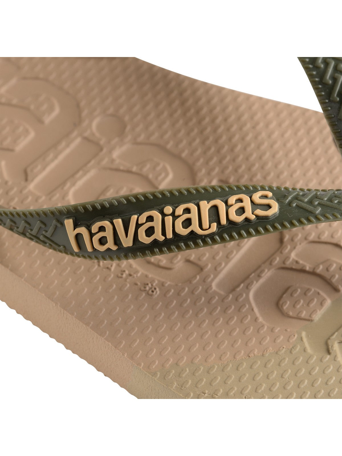 HAVAIANAS Tongs hommes Hav. Top logomania colours II 4147526.0869 Vert