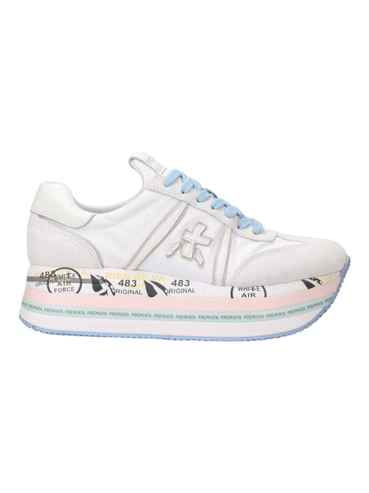 PREMIATA Femmes Sneaker Beth BETH VAR 6235 Blanc