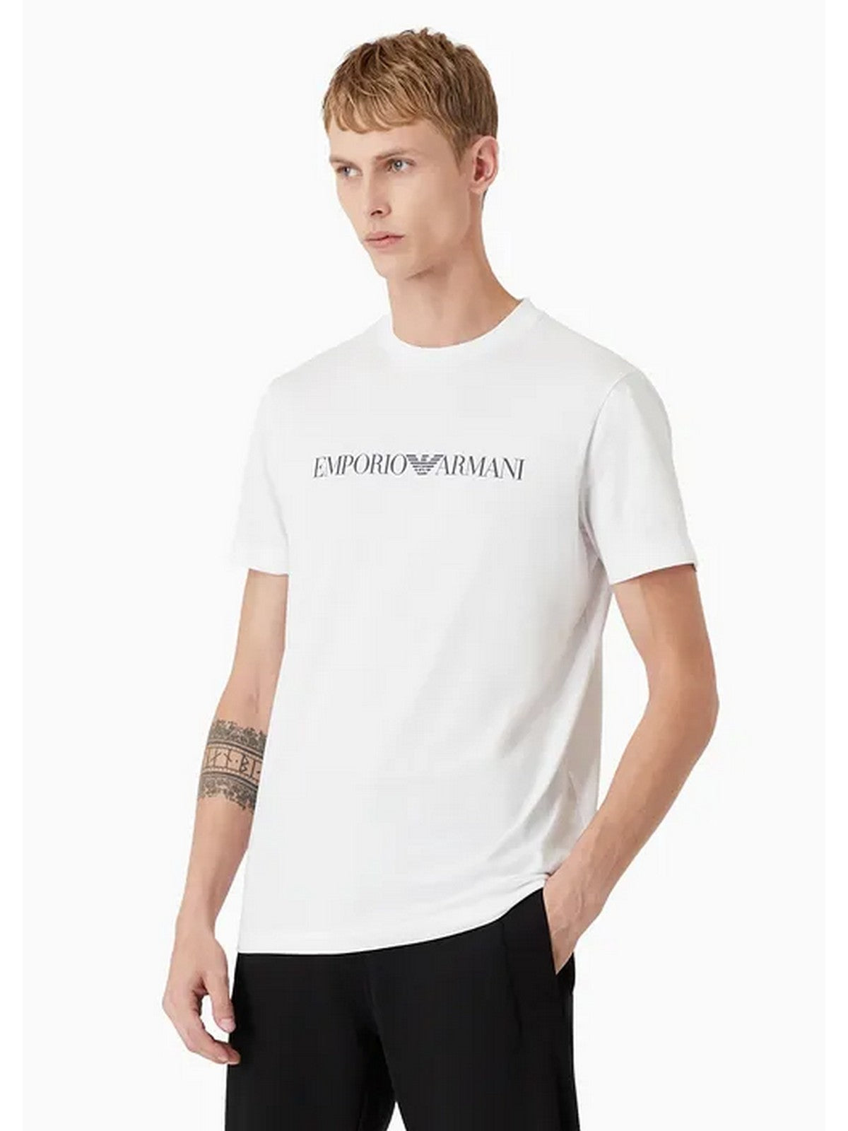 EMPORIO ARMANI Hommes - T-shirt et polo 8N1TN5 1JPZZ 0146 Blanc