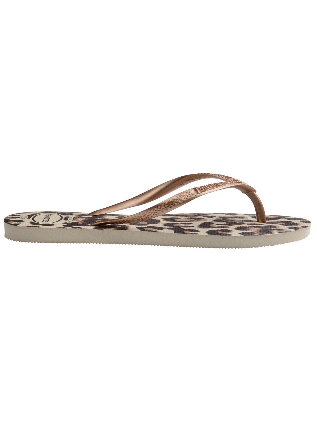 Tongs HAVAIANAS Femmes Slim Animals 4103352.9919 Beige