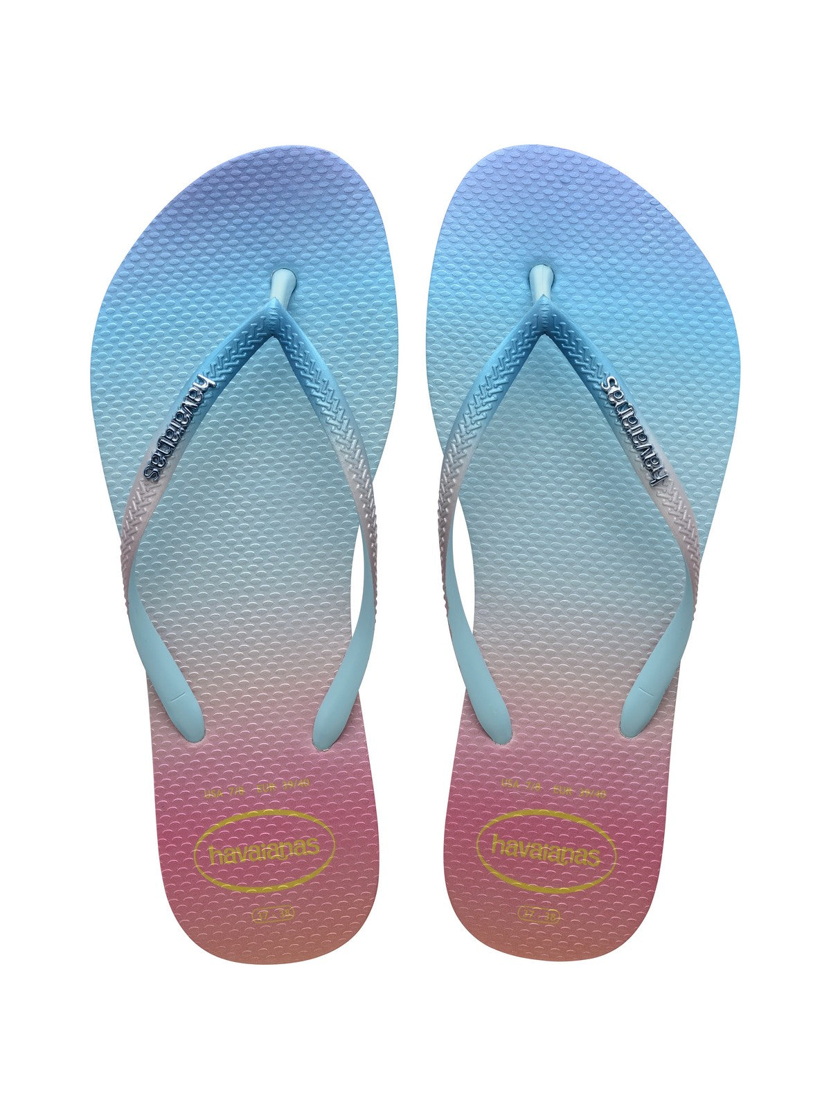 HAVAIANAS Tongs femmes Hav. slim gradient sunset 4146908.0001 White