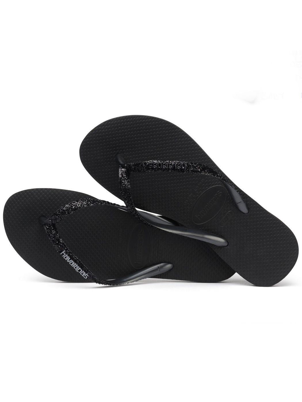 HAVAIANAS Tongs femmes Hav. Slim Glitter II 4146975.4057 Noir