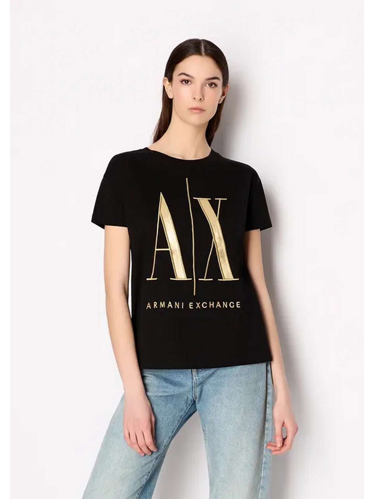 ARMANI EXCHANGE T-Shirt et Polo Femme 8NYTMX YJG3Z 1200 Noir