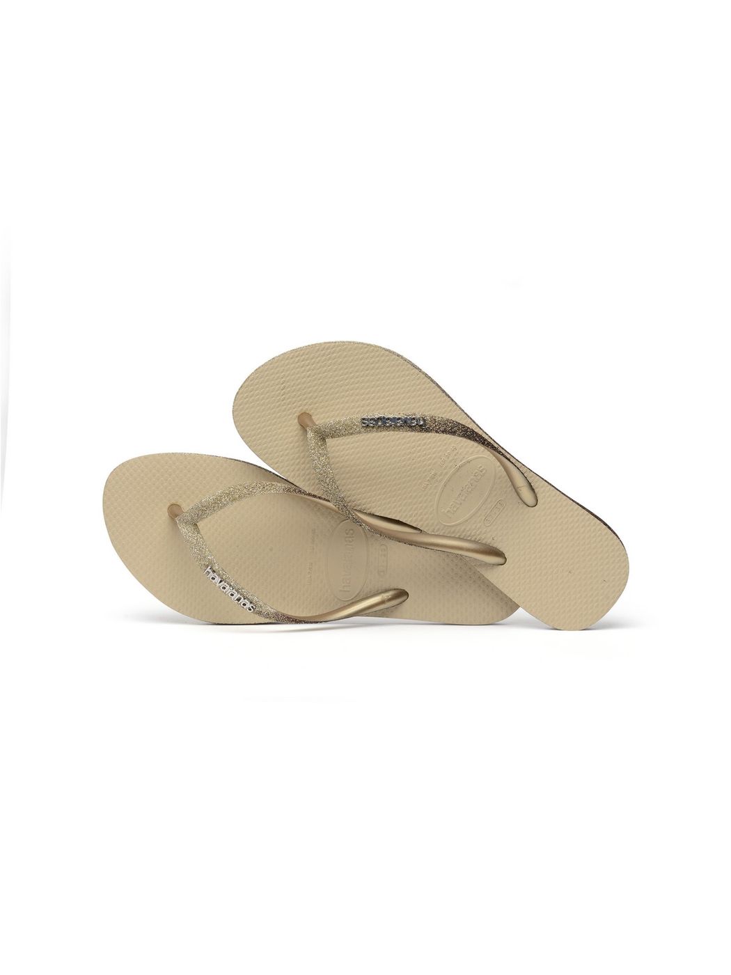 Tongs HAVAIANAS Femme SLIM SPARKLE ME FC 4146093.0154 Beige