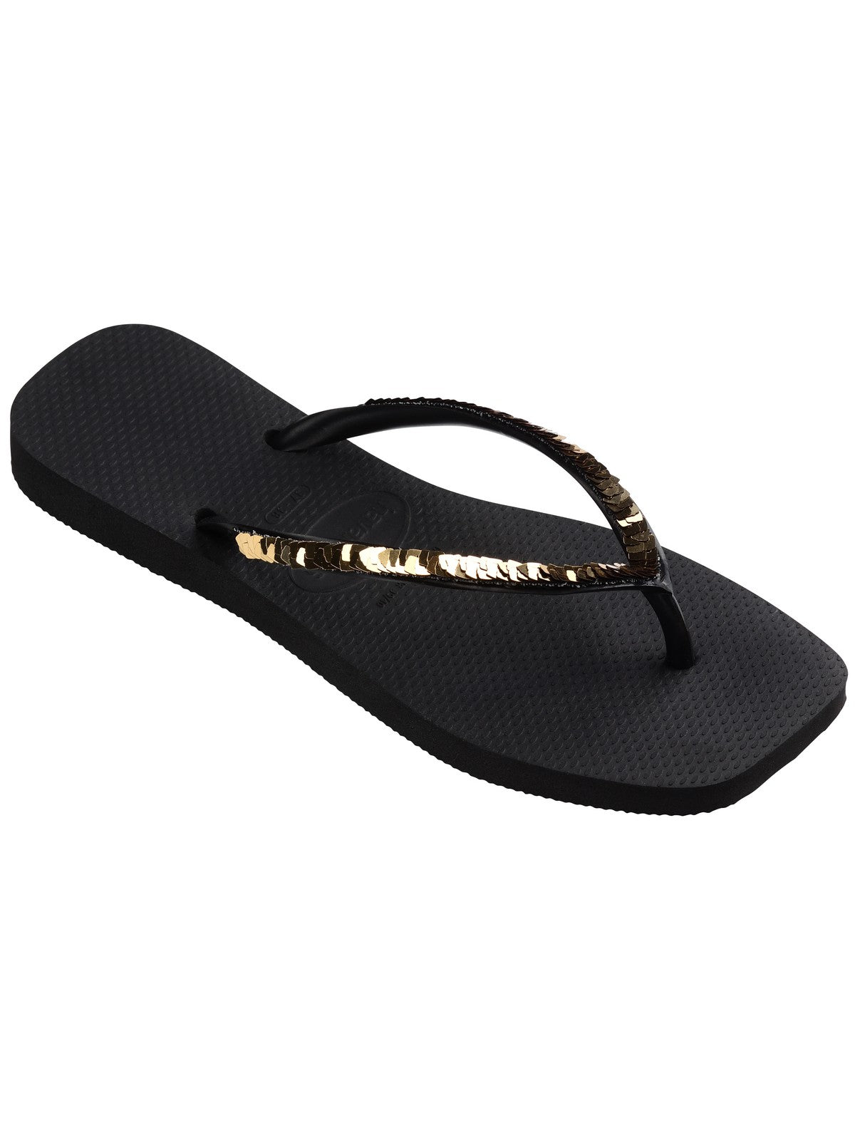 HAVAIANAS Tongs femmes Hav. Square magic sequin 4148272.0090 Noir