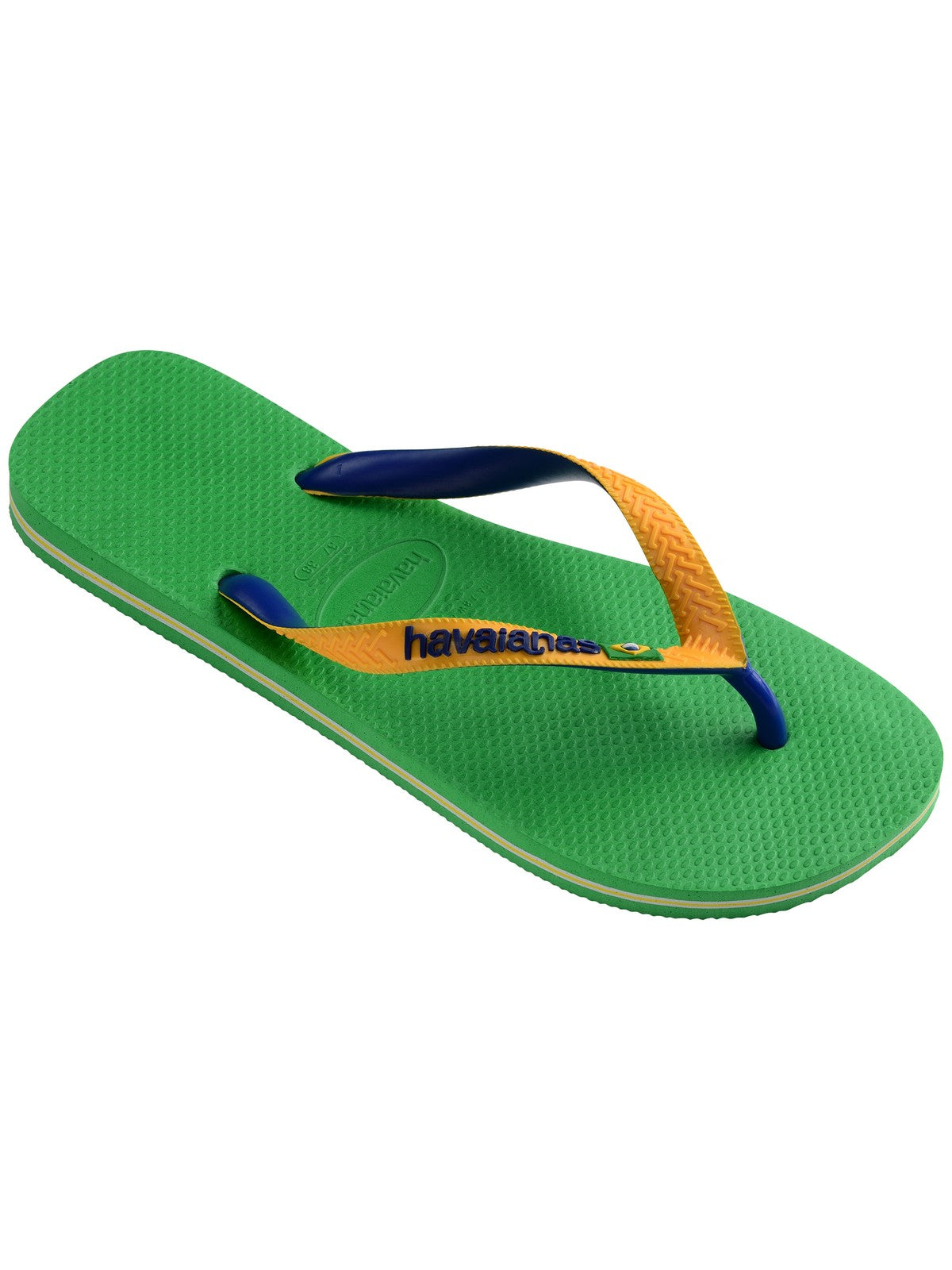 Tongs unisexes adultes HAVAIANAS Hav. Brasil mix 4123206.1985 Vert