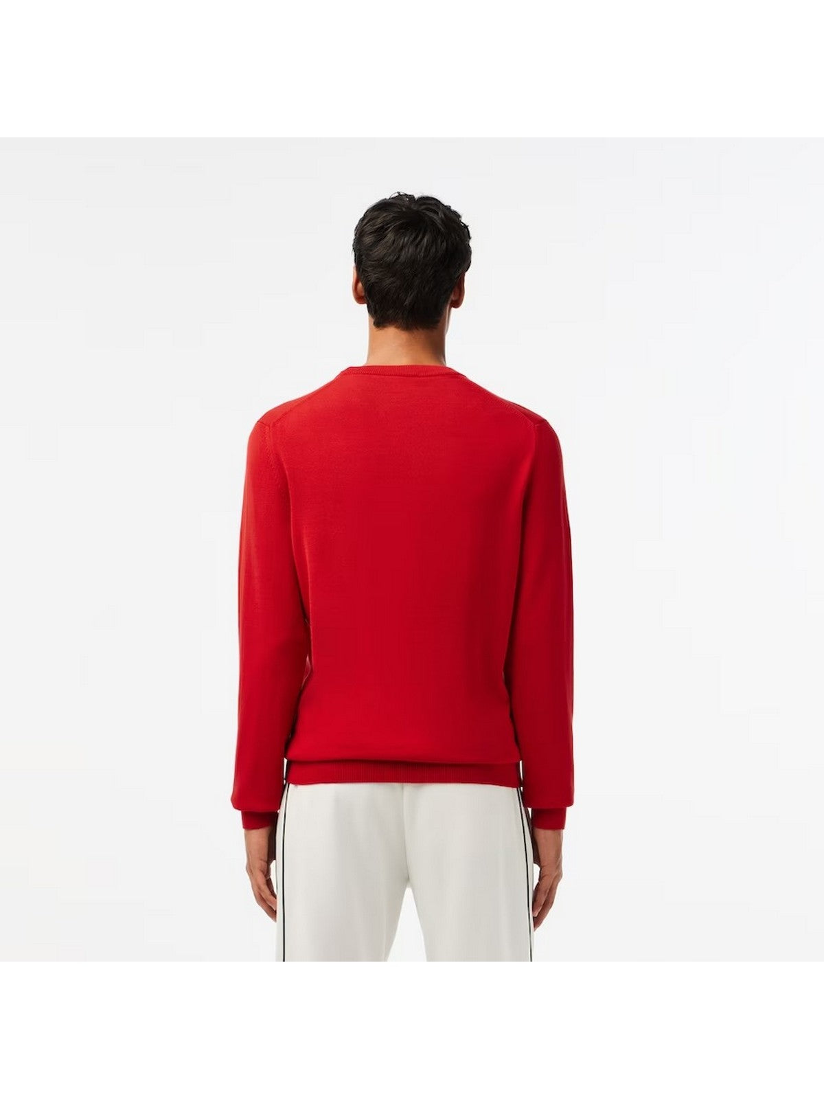 LACOSTE Hommes Pull AH1985 240 Rouge