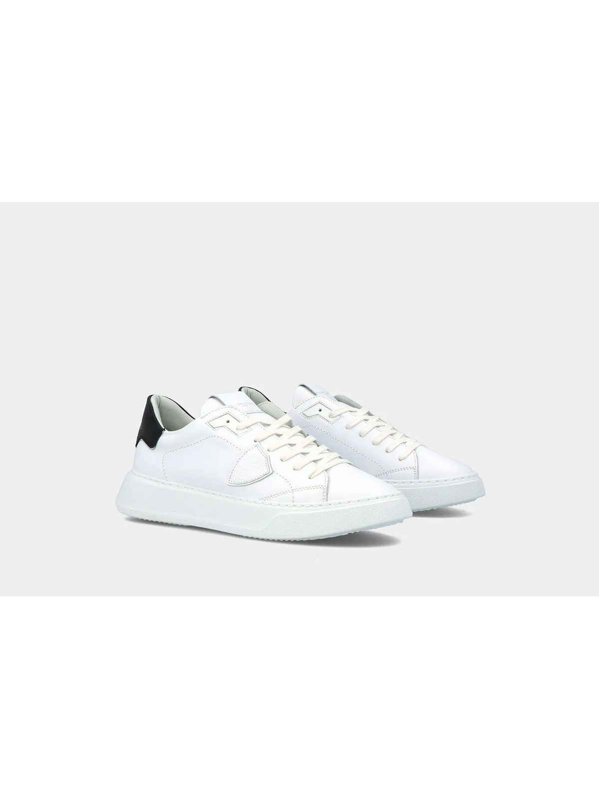 PHILIPPE MODEL Sneaker Temple bas homme BTLU V007 Blanc