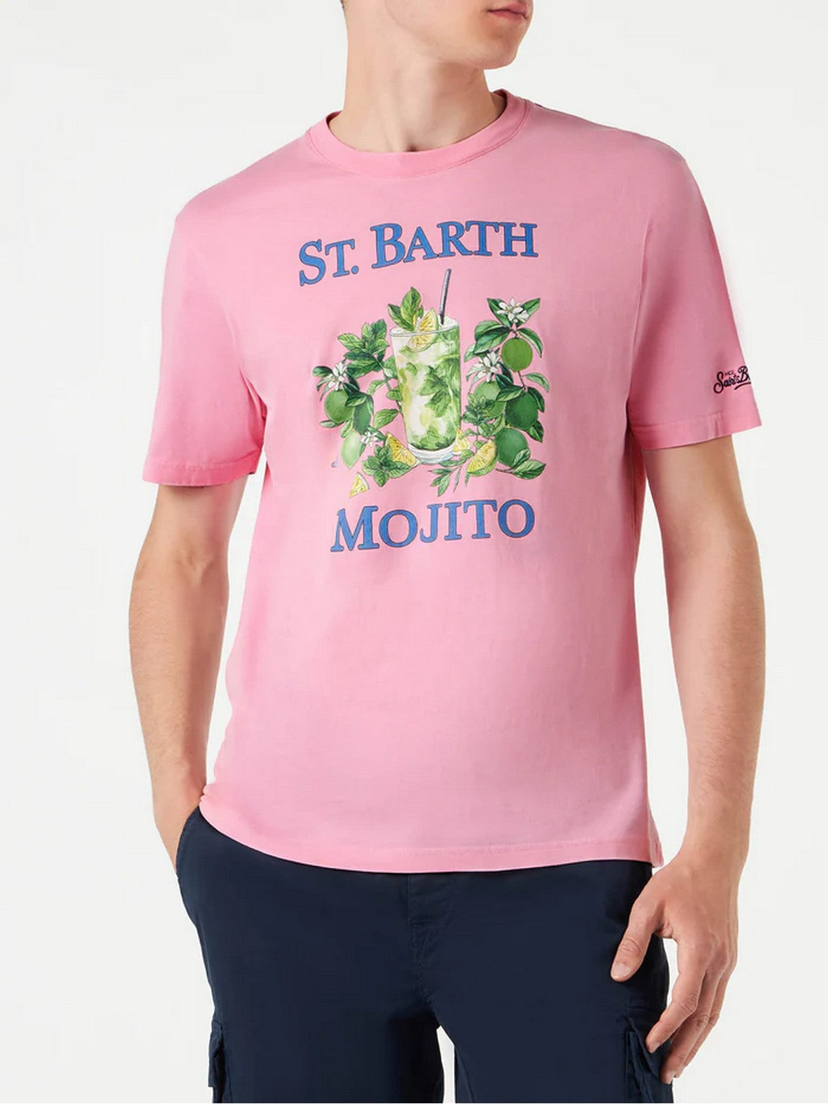 MC2 SAINT BARTH T-Shirt et Polo Homme TSHIRT MAN 04303D Rose