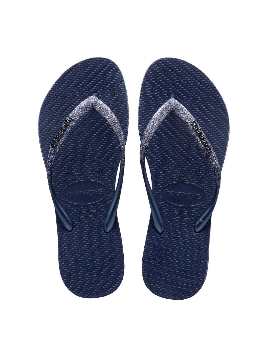 Tongs HAVAIANAS Femme SLIM SPARKLE ME FC 4146093.0555 Bleu