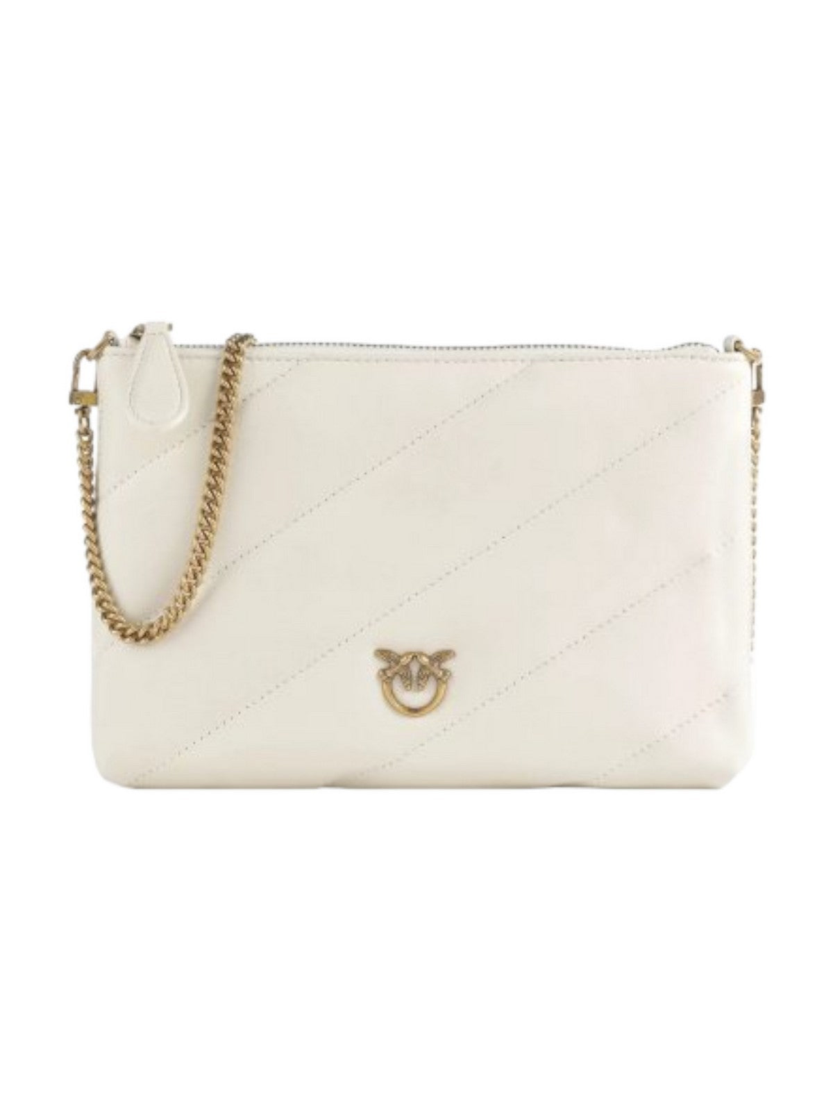 PINKO Pochette plate pour femmes 100252-A0F2 Z14Q Blanc