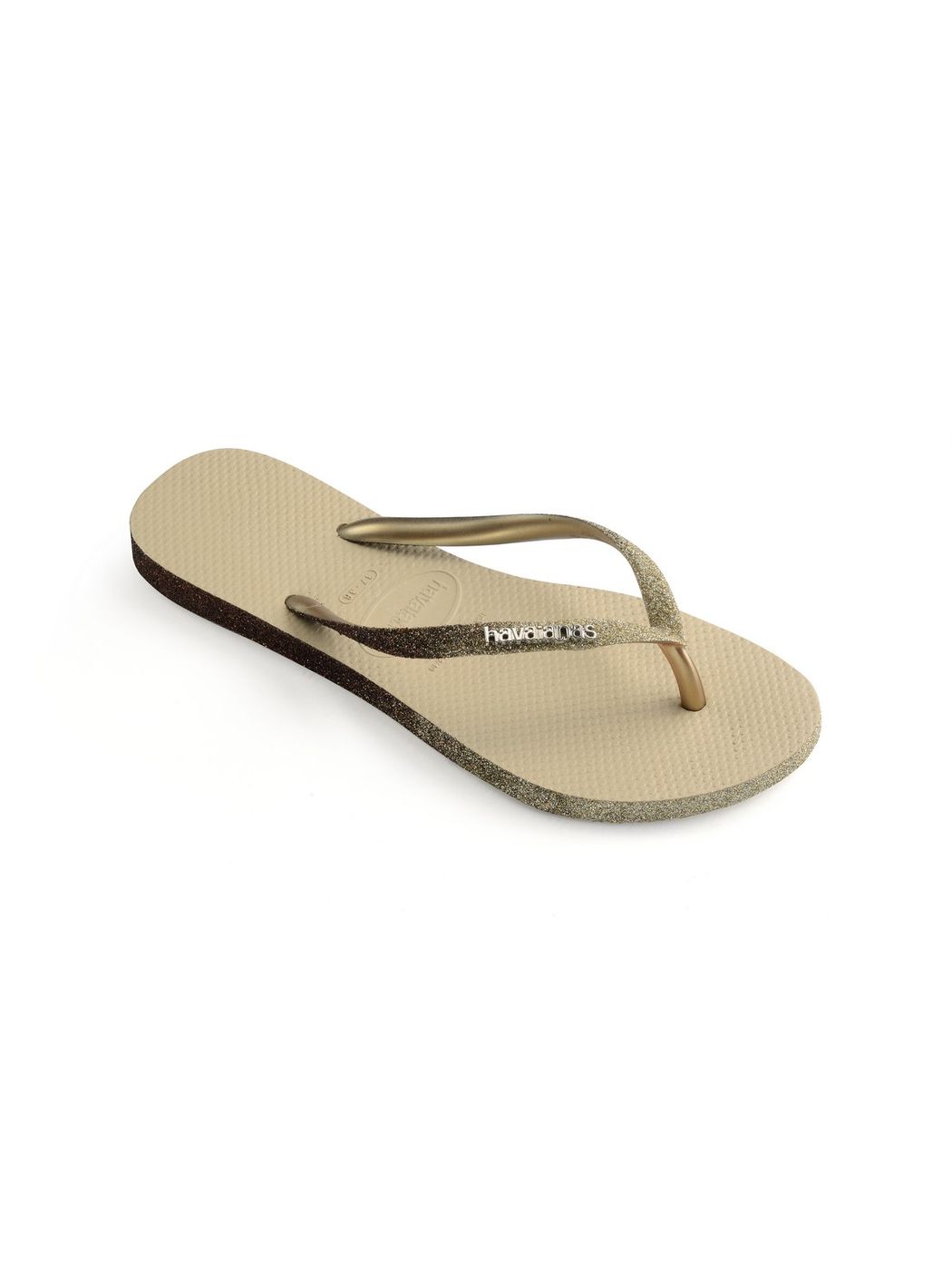 Tongs HAVAIANAS Femme SLIM SPARKLE ME FC 4146093.0154 Beige