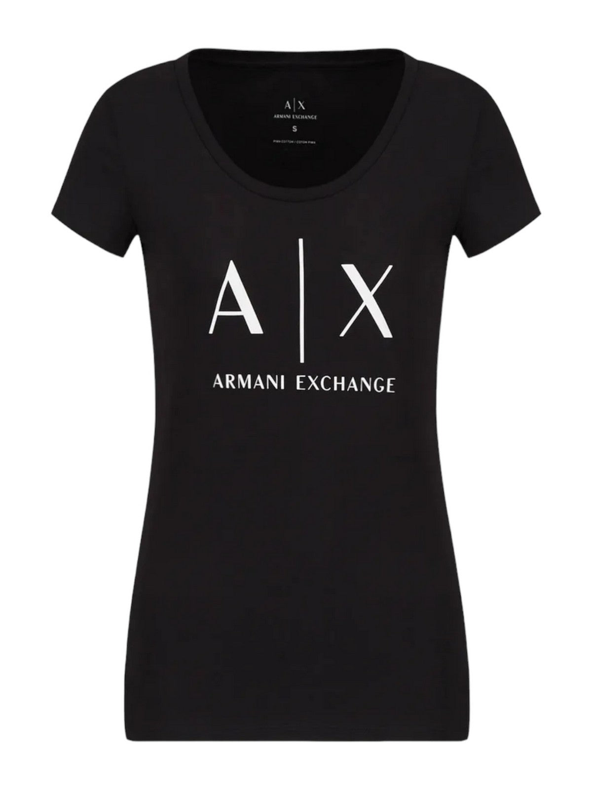 ARMANI EXCHANGE T-Shirt et Polo Femme 8NYT70 YJ16Z 1200 Noir