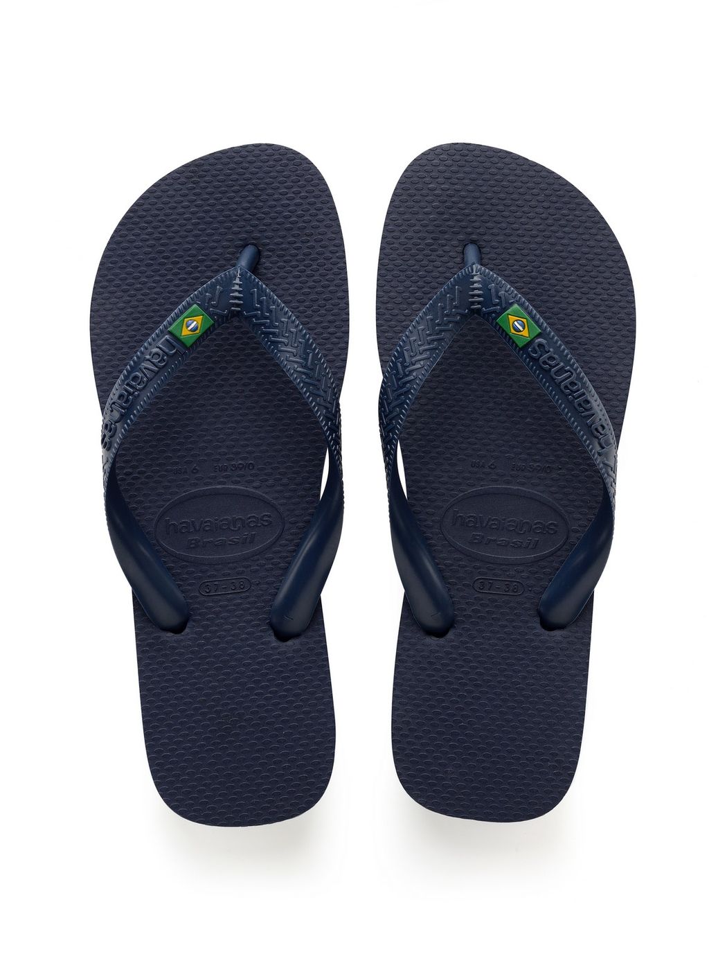 HAVAIANAS Adulte Tongs unisexes Hav. Brasil 4000032.0555 Bleu