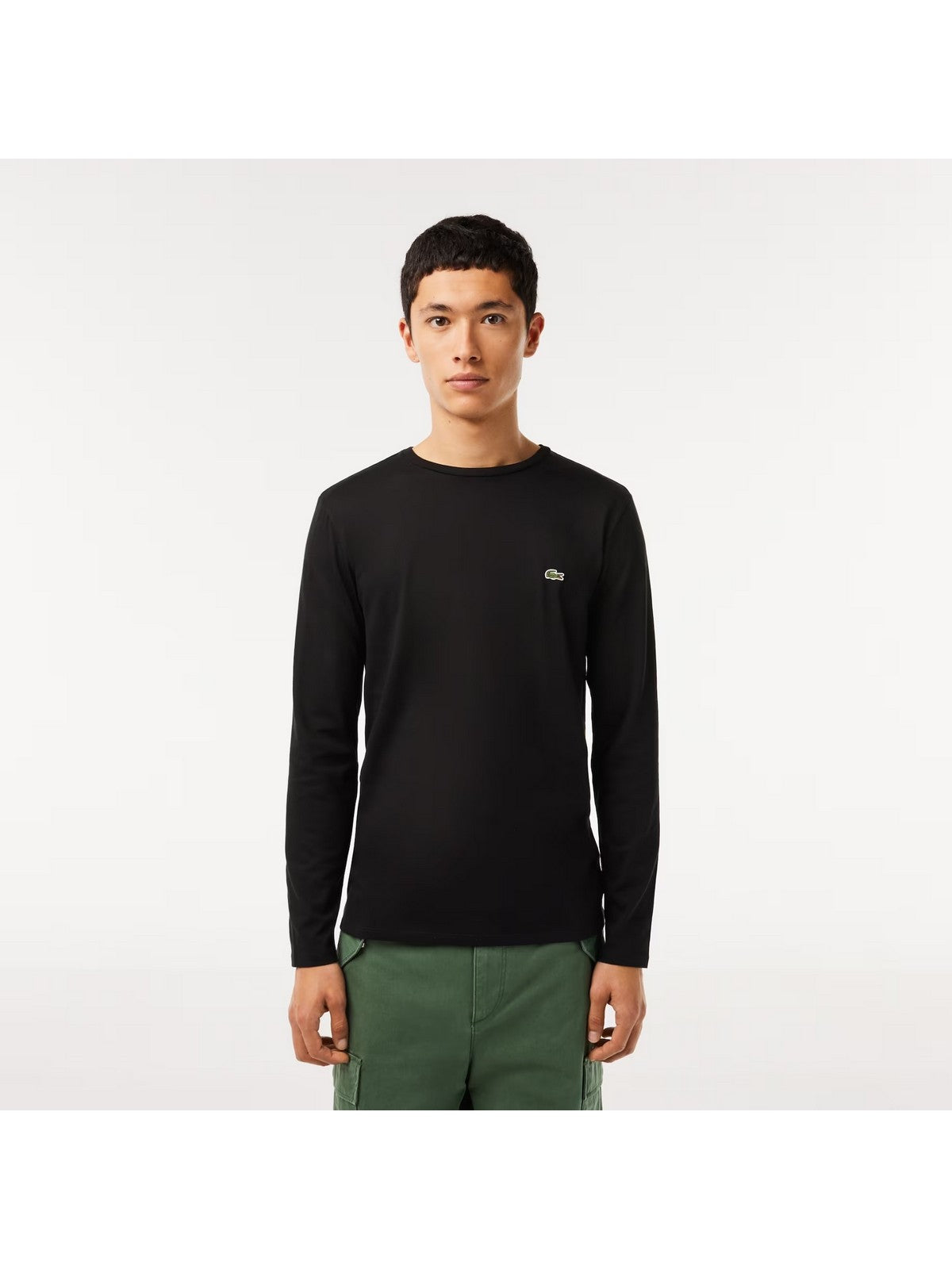 LACOSTE Hommes T-Shirt et Polo TH6712 031 Noir