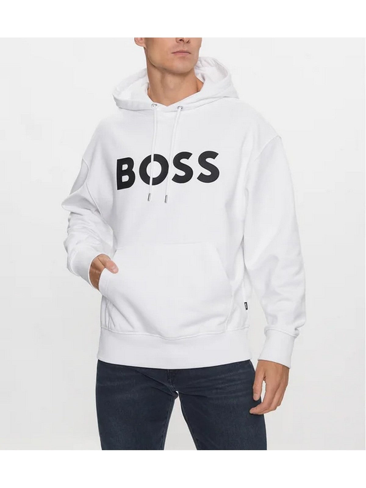 HUGO BOSS Hommes Sweatshirt 50496661 100 White