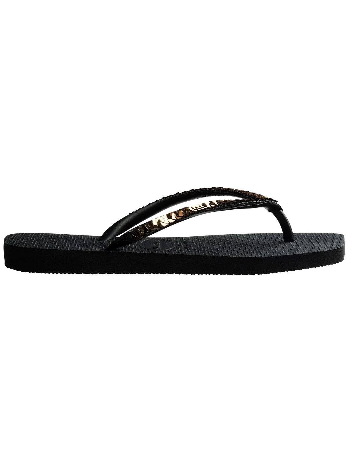 HAVAIANAS Tongs femmes Hav. Square magic sequin 4148272.0090 Noir