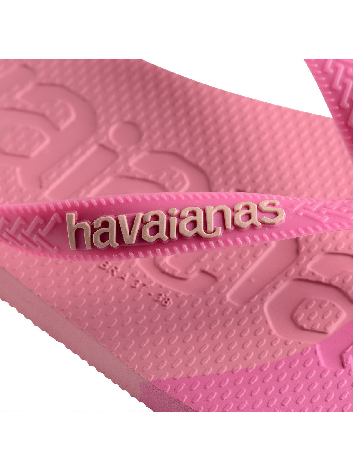 HAVAIANAS Tongs femmes Hav. Top logomania couleurs II 4147526.0129 Rose