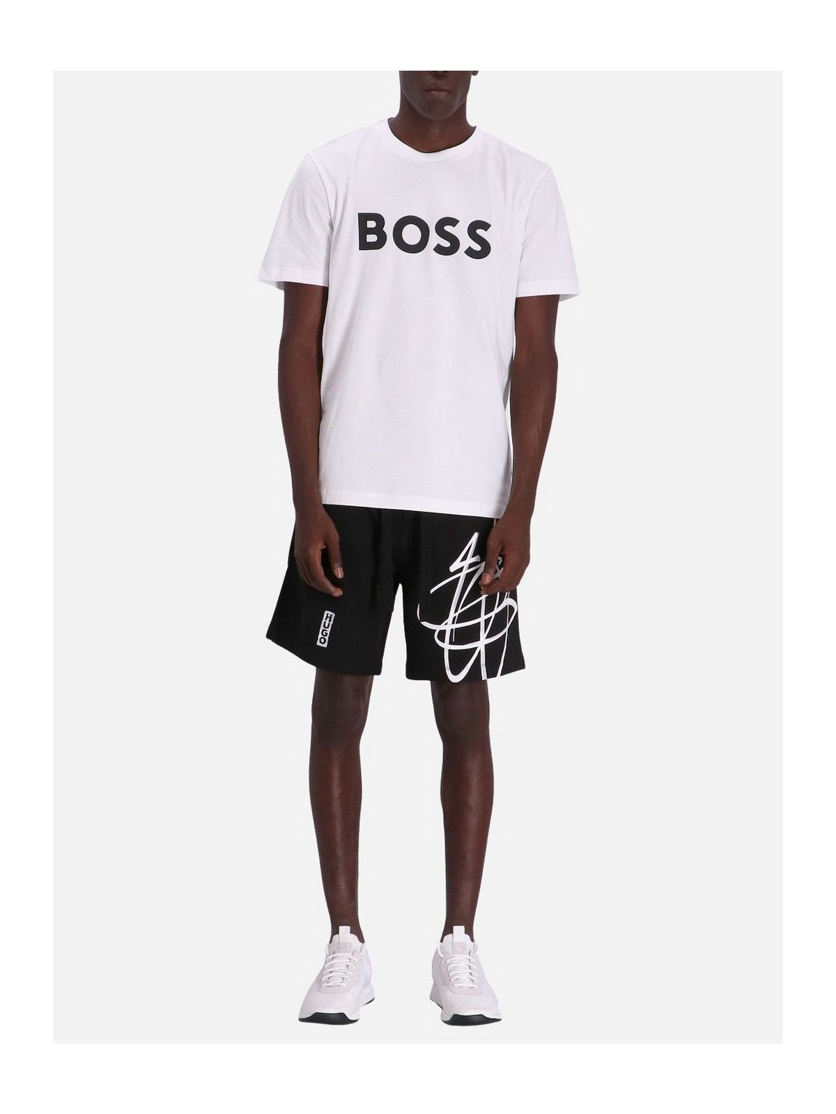 HUGO BOSS Hommes T-Shirt et Polo 50495742 100 Blanc
