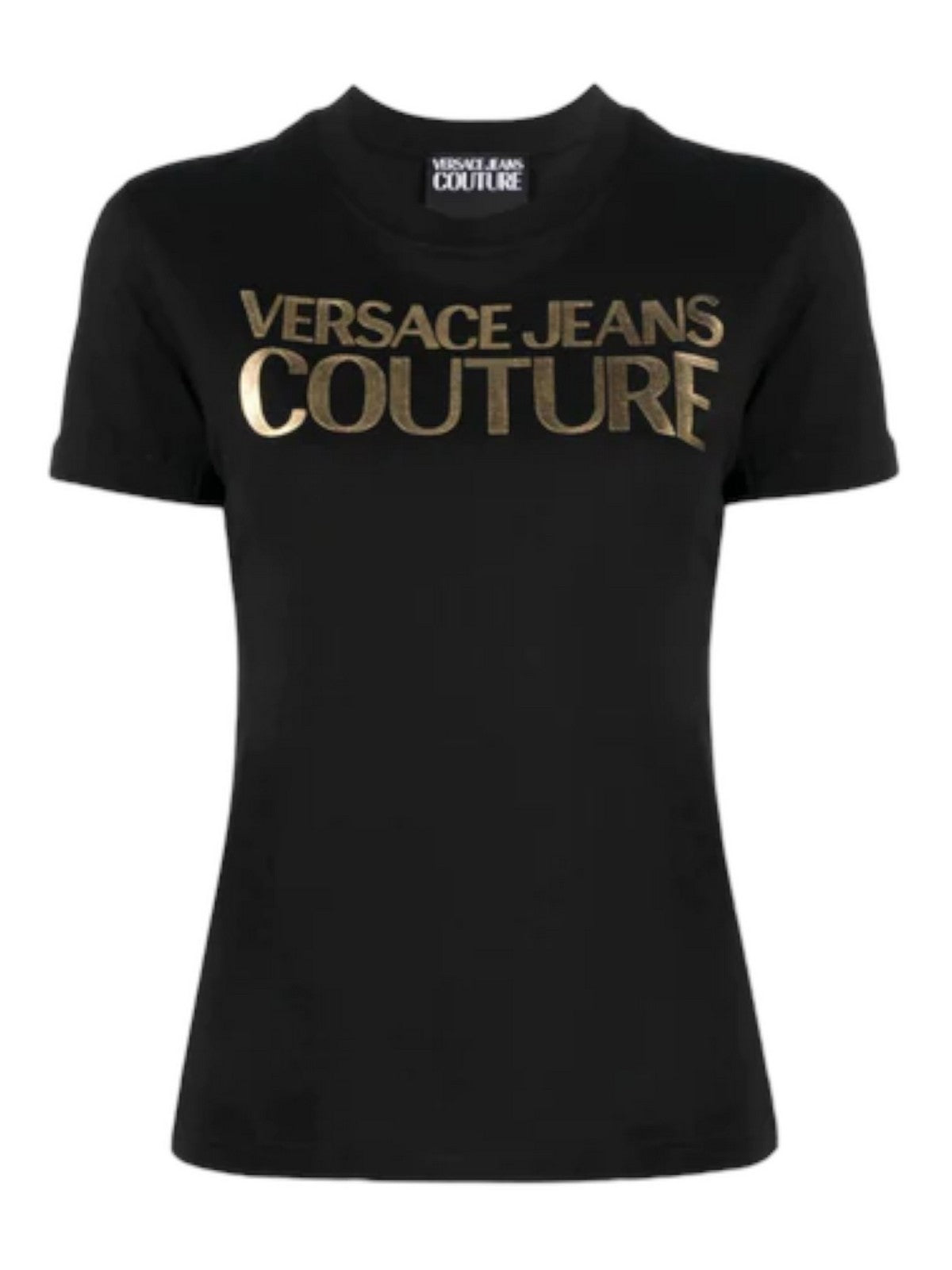 VERSACE JEANS COUTURE T-Shirt et Polo Femme 75HAHT01 CJ00T G89 Noir